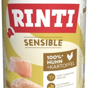 Echt Sparpaket 24 x 400 g Rinti Sensible Huhn & Kartoffel Hunde Nassfutter